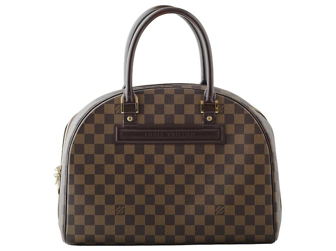 Borsa Nolita Damier Ebene Louis Vuitton Marrone - vista 3