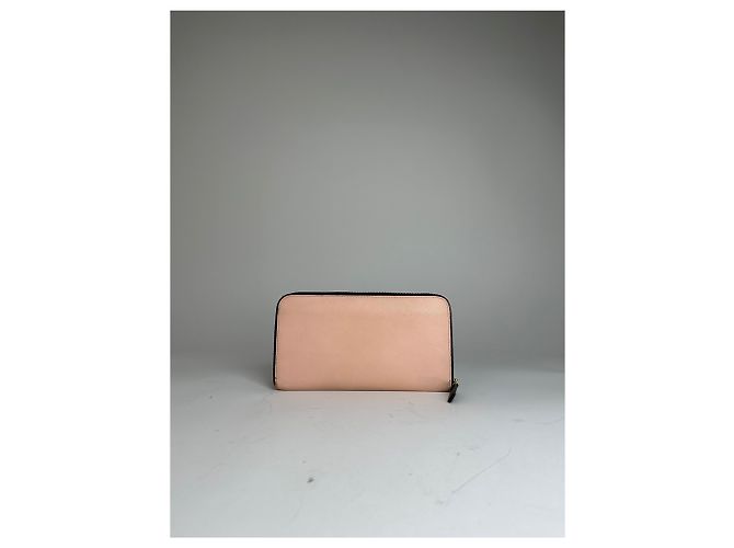 Vintage Marni Leather Wallet Rose Black - view 2
