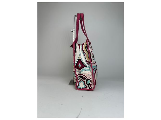Borsa in pelle vintage Emilio Pucci multicolore - vista 3