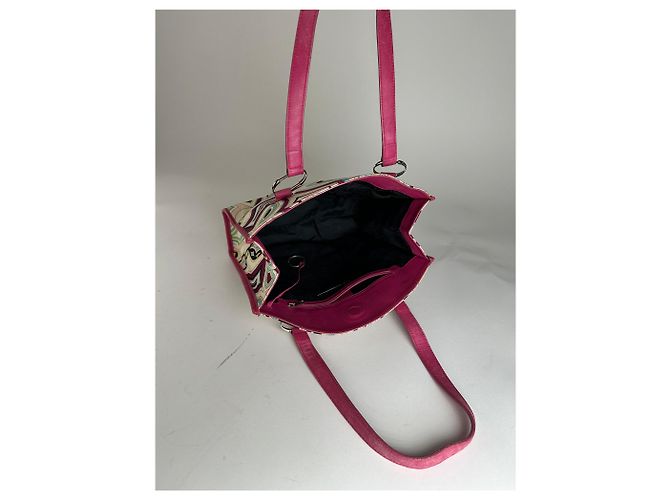 Borsa in pelle vintage Emilio Pucci multicolore - vista 7