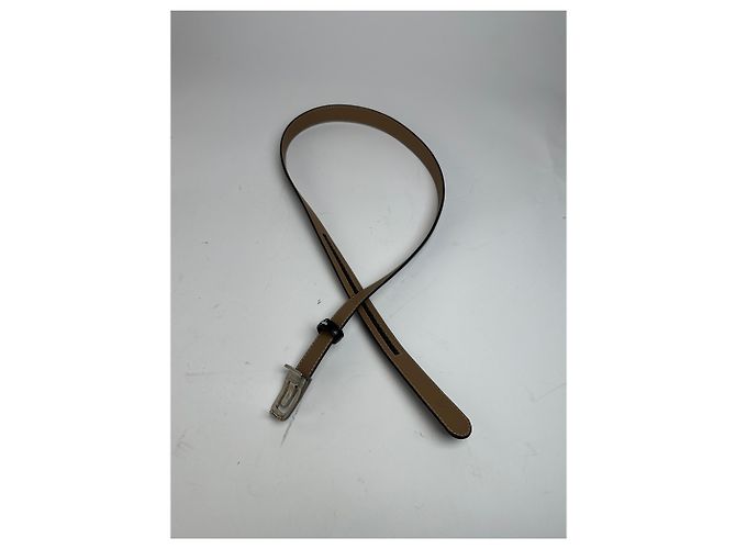 Vintage Lanvin Schlangenprägung Leder Gürtel Schwarz Mehrfarben - Ansicht 6