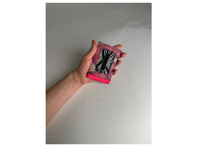 Vintage Emilio Pucci Lederkartenhalter Mehrfarbig Mehrfarben - Ansicht 3