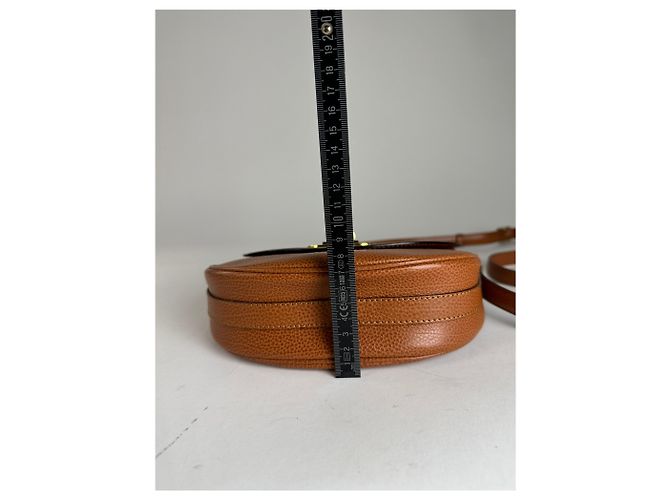 Vintage Courreges Leather Shoulder Bag Brown - view 7
