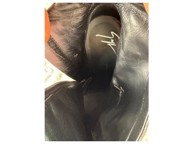 Décolleté Giuseppe Zanotti Curve Jem in pelle nera Nero - vista 10
