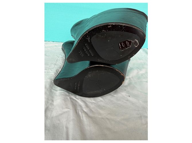 Décolleté Giuseppe Zanotti Curve Jem in pelle nera Nero - vista 12