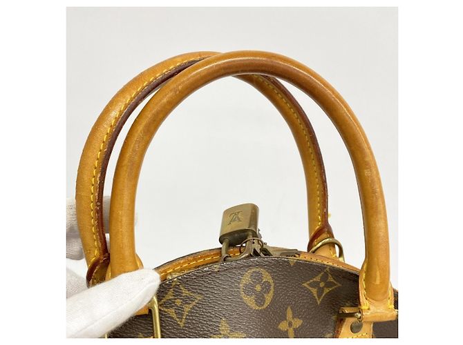 Borsa a mano Ellipse MM Monogramma Louis Vuitton Marrone - vista 9