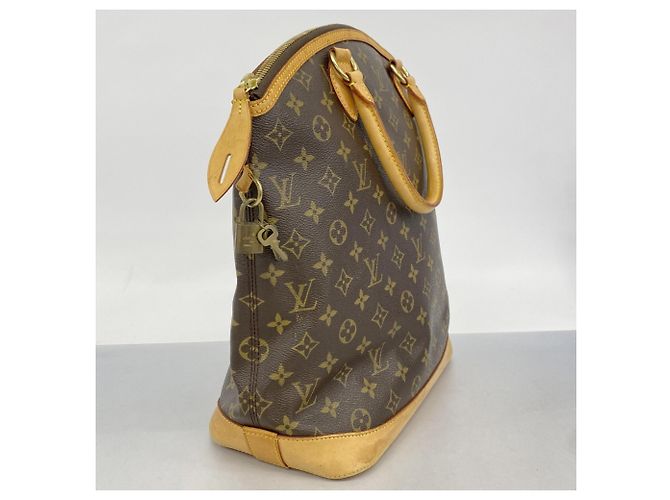 Borsa a mano verticale Lockit Monogram Louis Vuitton M40103 Marrone - vista 2