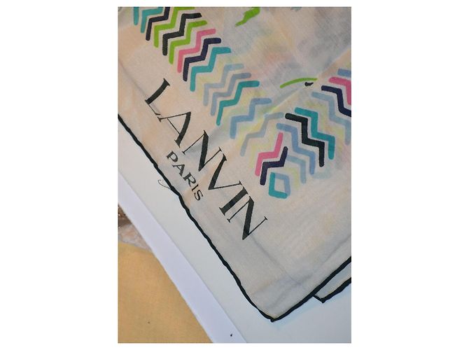 Lanvin Seidenschal mehrfarbig Mehrfarben - Ansicht 3