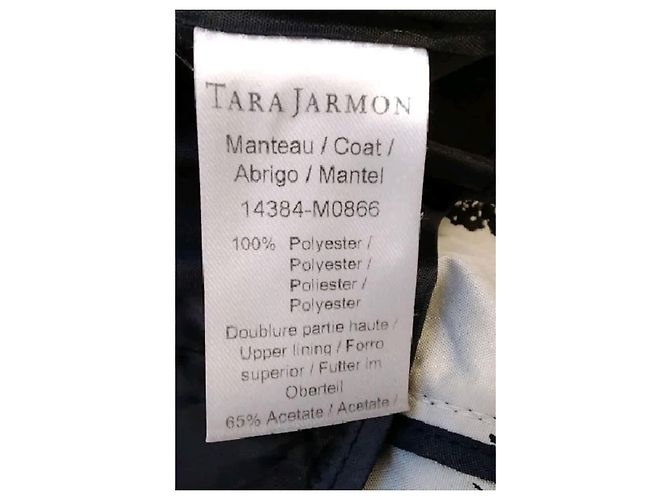 Tara Jarmon Gabardina negra Negro - vista 8