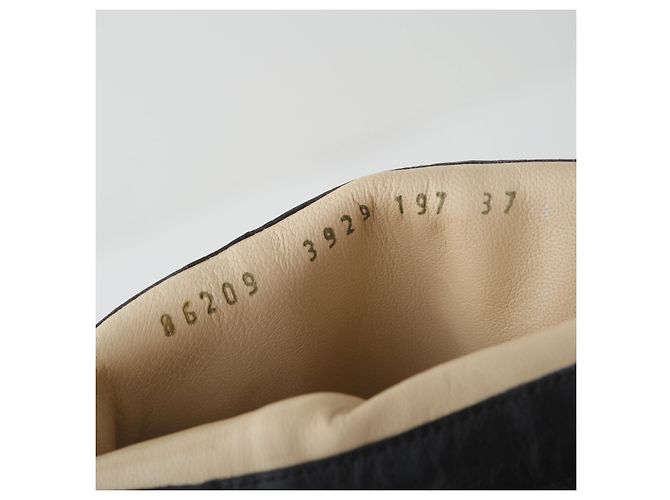 Autre Marque Botas altas de cuero Casadei Negro - vista 4