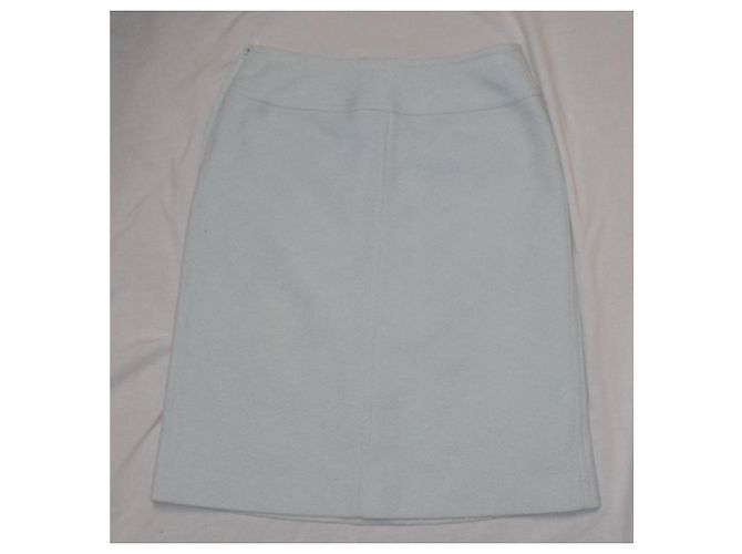 Courreges Falda Courrèges de algodón azul cielo estilo tweed Azul claro - vista 9