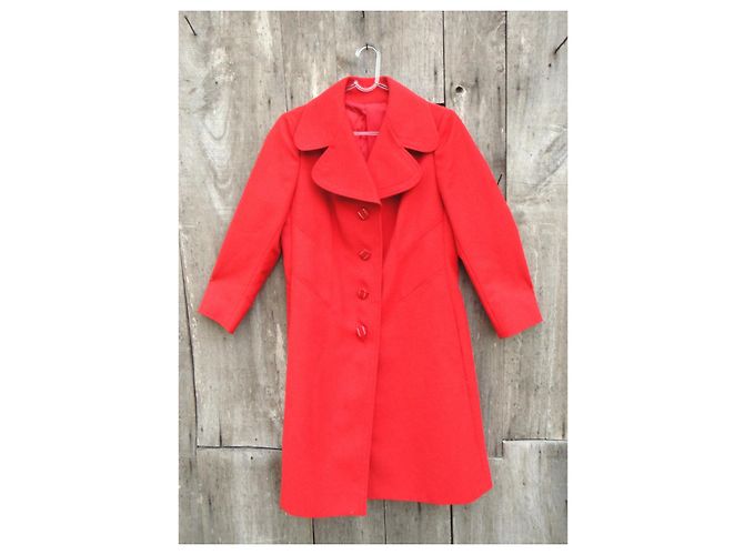 Abrigo Max Mara de lana coral - vista 3