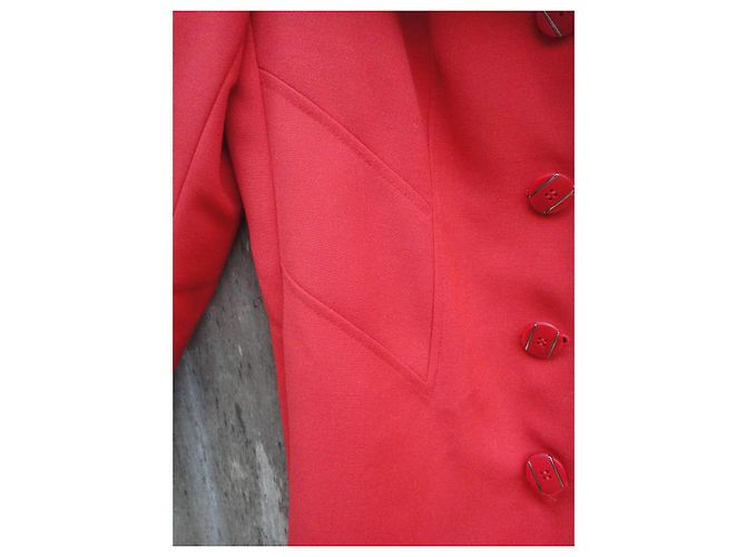 Abrigo Max Mara de lana coral - vista 8