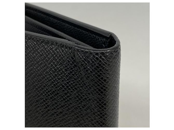 Portafoglio Lungo Brazza in Taiga Louis Vuitton Nero - vista 5