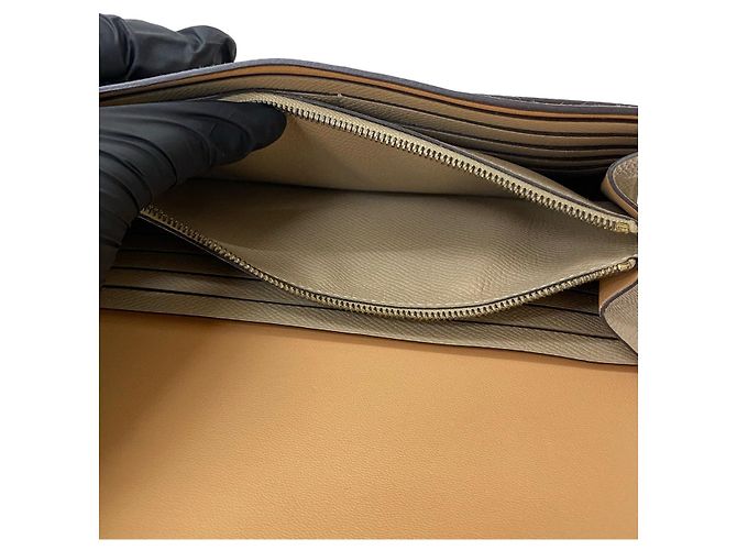 Cartera Long Constance Epsom de Hermès Beige - vista 11