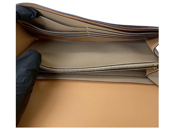 Cartera Long Constance Epsom de Hermès Beige - vista 9