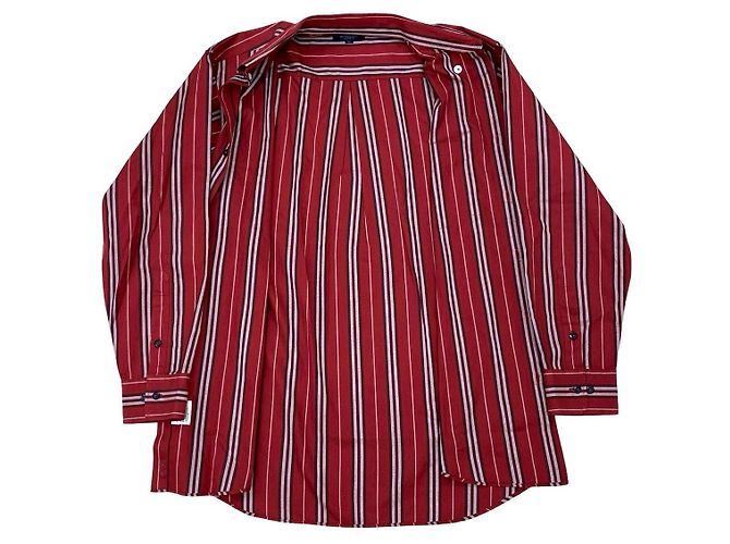 Camisa de algodón de manga larga Burberry Roja - vista 4