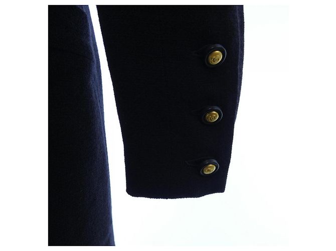 Cappotto Chanel Blu Blu navy - vista 6