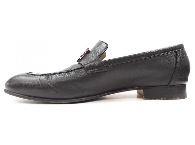 Hermès Scarpe Hermes Chevre Nero - vista 2
