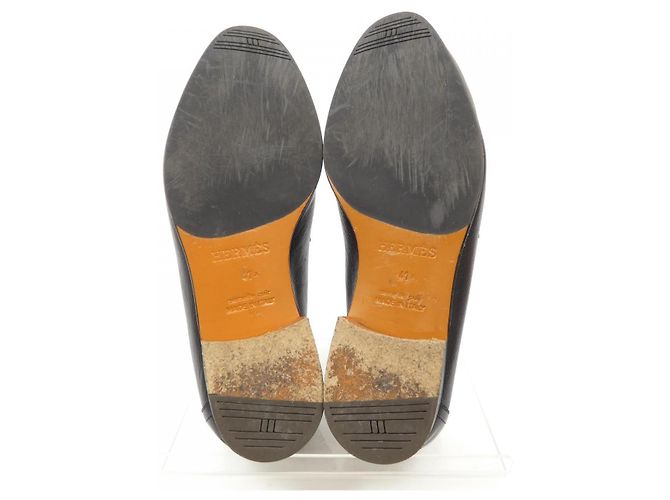 Hermès Scarpe Hermes Chevre Nero - vista 4