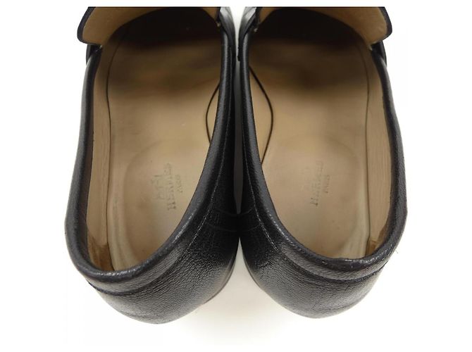 Hermès Scarpe Hermes Chevre Nero - vista 6