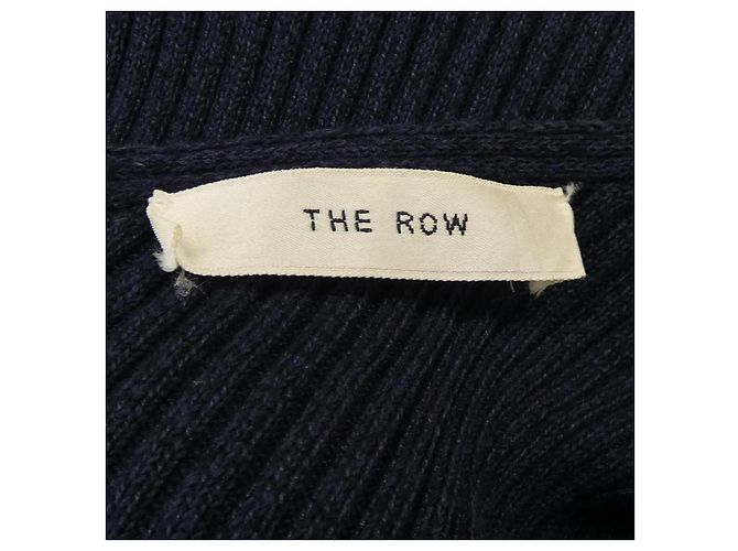 The Row AO407 Kleid Blau Marineblau - Ansicht 4