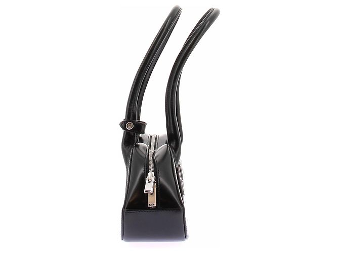 Autre Marque Borsa bowling MISBHV in pelle nera Nero - vista 4