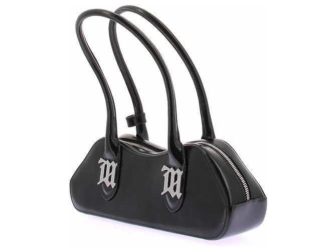 Autre Marque Borsa bowling MISBHV in pelle nera Nero - vista 5