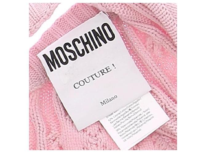 Moschino Rosa Baumwollpullover mit offenem Rücken Pink - Ansicht 5