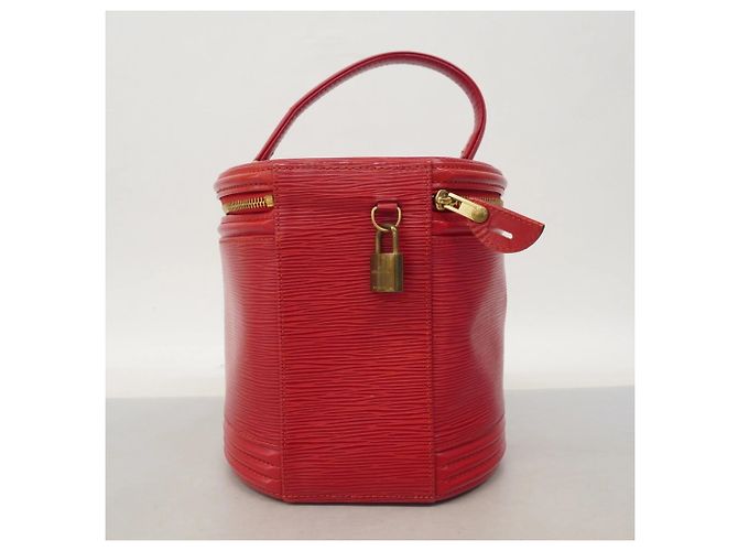 Epi Cannes Handtasche von Louis Vuitton Rot - Ansicht 9