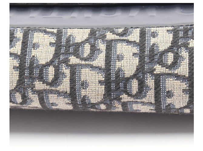 Borsa a Spalla Oblique 30 MONTAIGNE di Christian Dior Beige Blu navy - vista 5