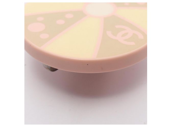Chanel Coco Mark Brosche Silber Pink Mehrfarben - Ansicht 7