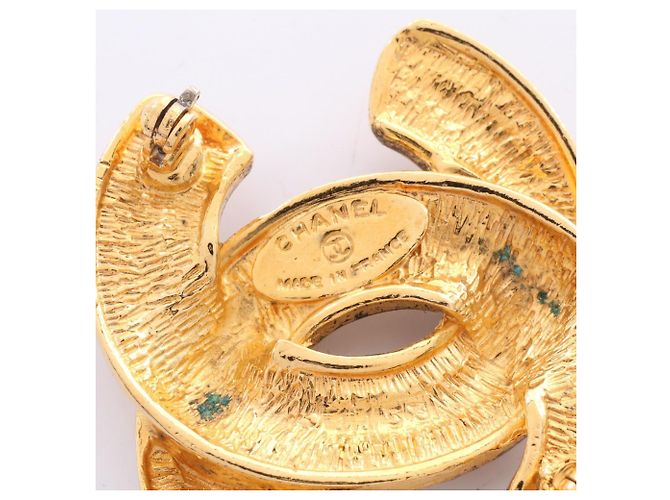 Spilla placcata in oro Chanel Coco Mark D'oro - vista 3