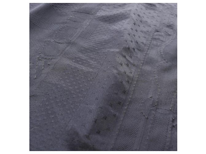 Foulard in seta blu nero Perle Coaching di Hermès Blu navy - vista 12