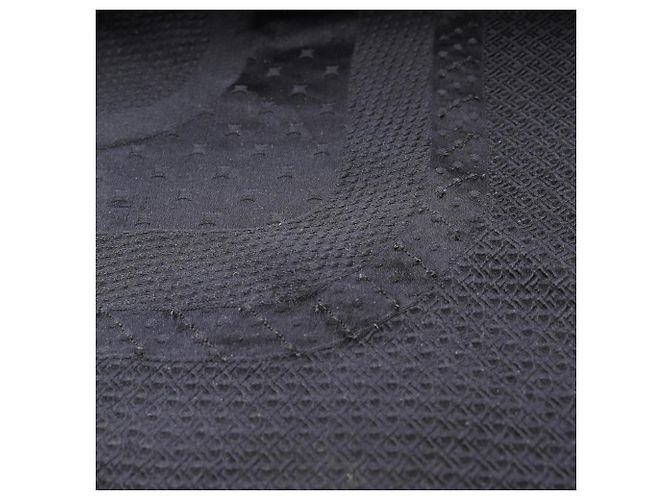 Foulard in seta blu nero Perle Coaching di Hermès Blu navy - vista 8