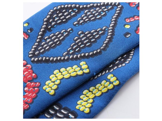 Foulard Twilly in Perle Hermès Kelly Blu Multicolore - vista 7