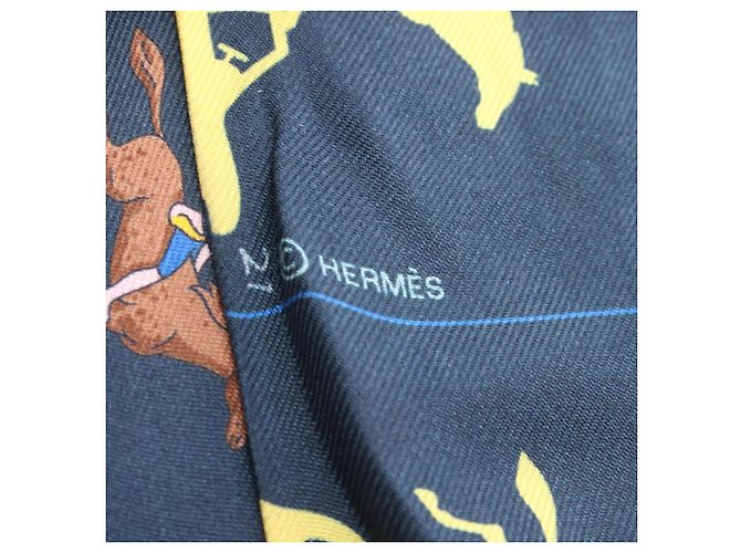 Hermès HERMES Twilly PARADE Schal Mehrfarben Marineblau - Ansicht 4