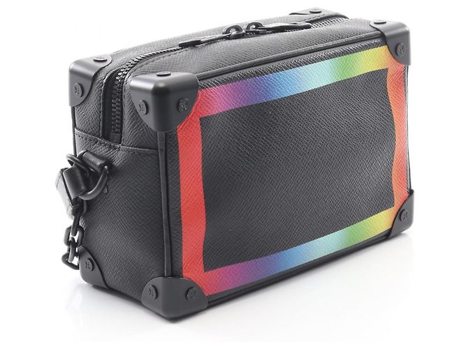Borsa a Spalla Mini Soft Trunk Louis Vuitton Nero Multicolore - vista 2