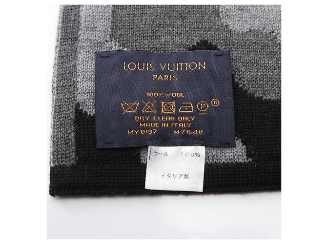 Sciarpa Militare Louis Vuitton Marrone Nero - vista 2