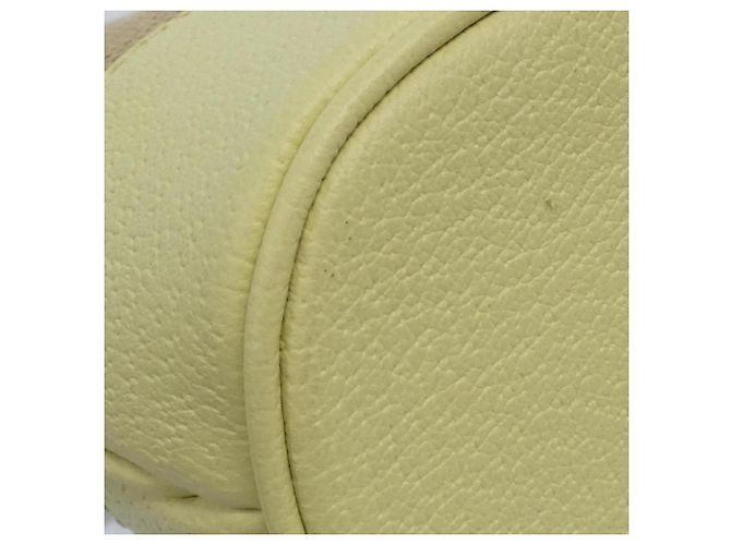 Borsa a Spalla Gucci GG Canvas Giallo Cammello - vista 3