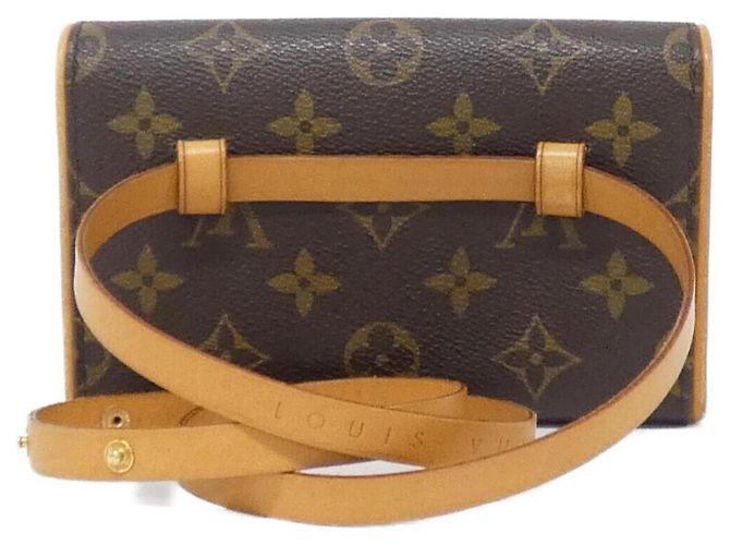 Borsa a vita Louis Vuitton Monogram Pochette Florentine S Marrone - vista 2