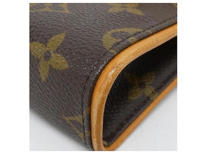 Borsa a vita Louis Vuitton Monogram Pochette Florentine S Marrone - vista 3