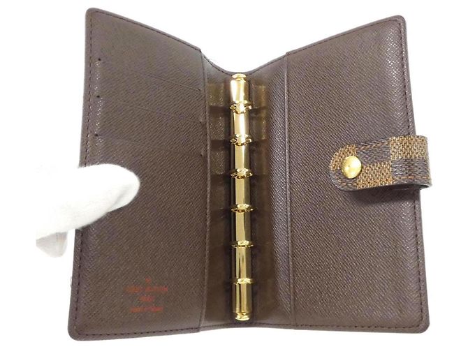 Organizer Organizzatore Louis Vuitton Damier Agenda PM R20700 Marrone - vista 6