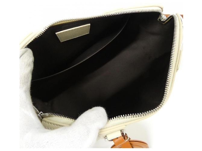 Borsa a Spalla Louis Vuitton City Keepall M59670 Beige - vista 10