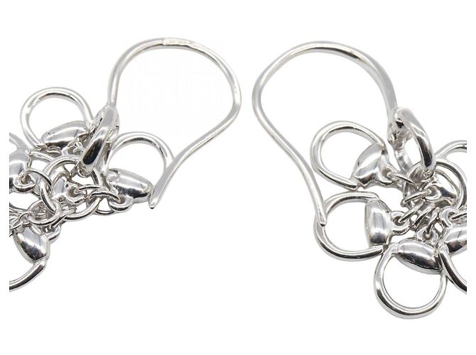 Orecchini Gucci Horsebit in oro bianco 18K Argento - vista 2