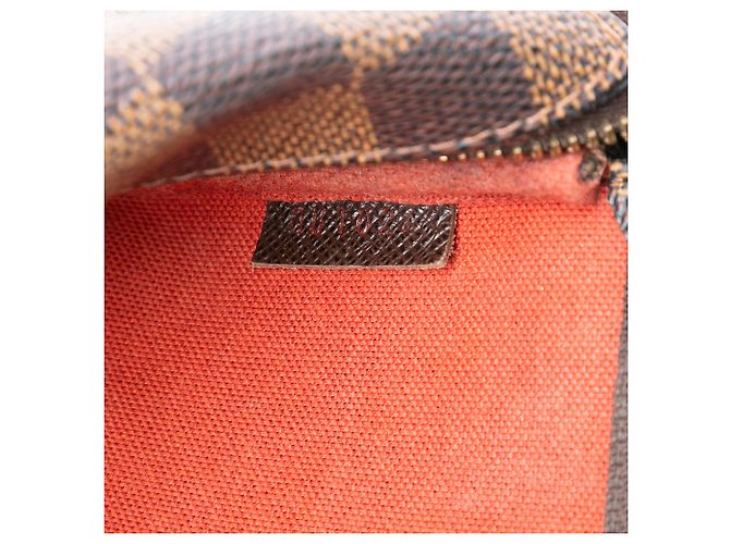 Mini Pochette Accessoires Damier Ebene Marrone Louis Vuitton - vista 6