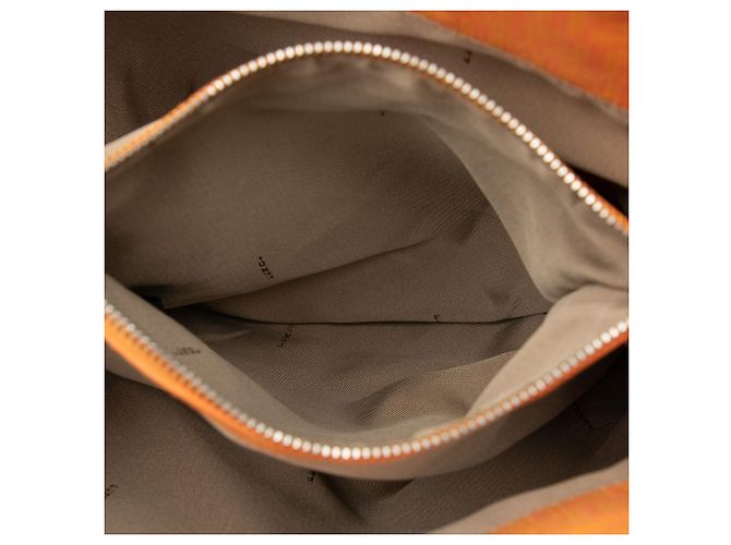 Bolso tote de lona Zucchino naranja de Fendi - vista 4