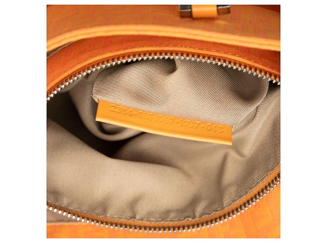 Bolso tote de lona Zucchino naranja de Fendi - vista 6