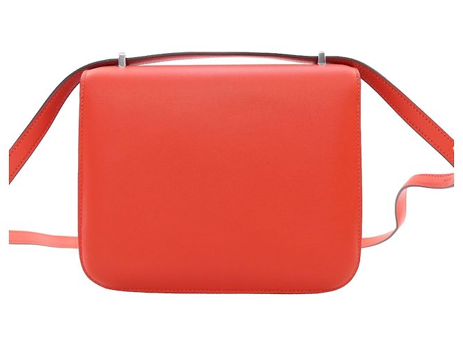 Hermès Arancione Mini Swift Marble Constance 18 Rosso - vista 2