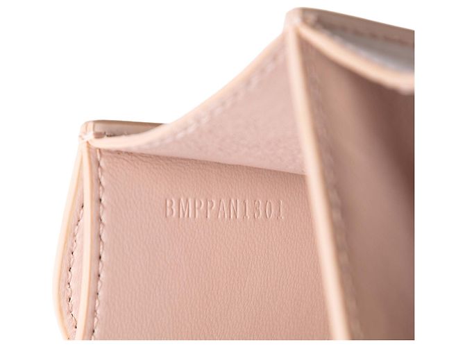 Borsa a tracolla Burberry Pink Medium in pelle di vitello liscia con monogramma TB Rosa - vista 7